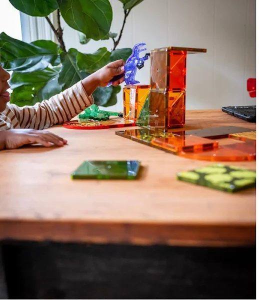 Magna Tiles Dino World - 40 Piece Set
