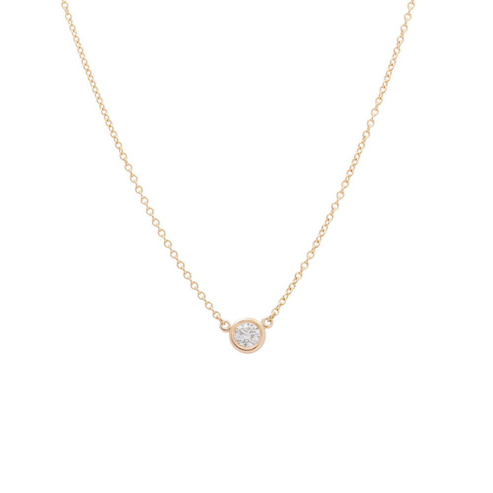 Tiffany & Co. By the Yard Necklace 18K Rose Gold Diamond
