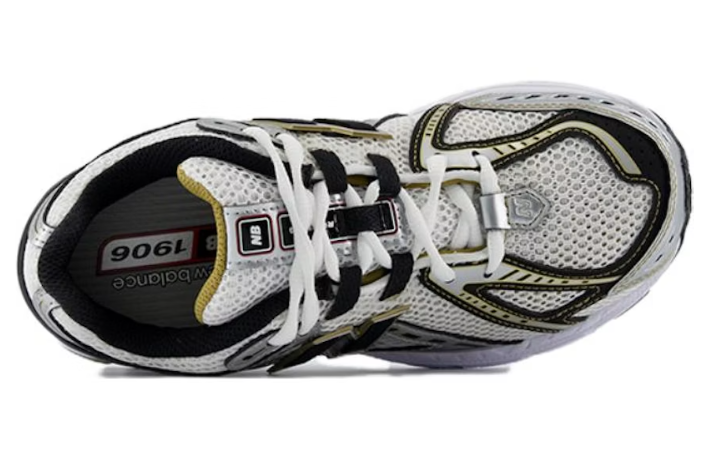 New Balance 1906R Wide Metallic Silver Metallic Gold GC1906RA-W Casual Running Shoes