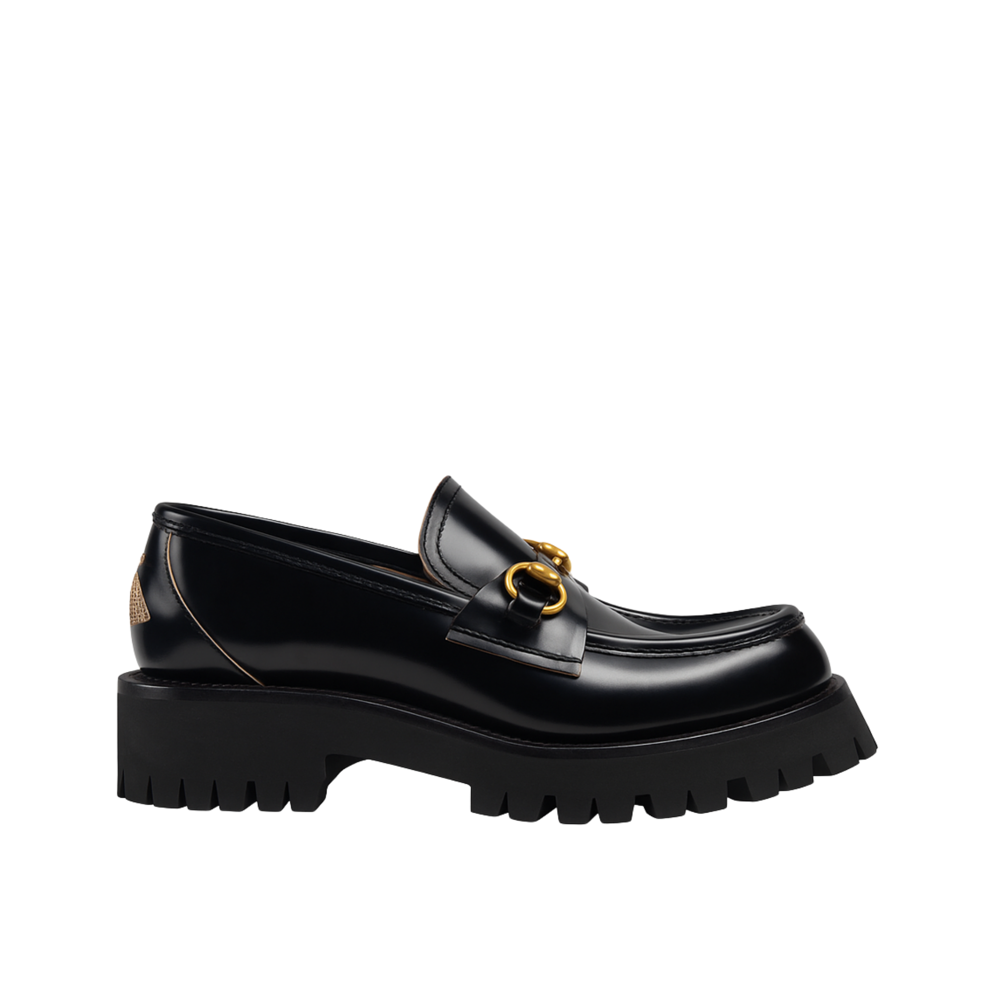 Gucci Women?S Leather Loafers Horsebit Black