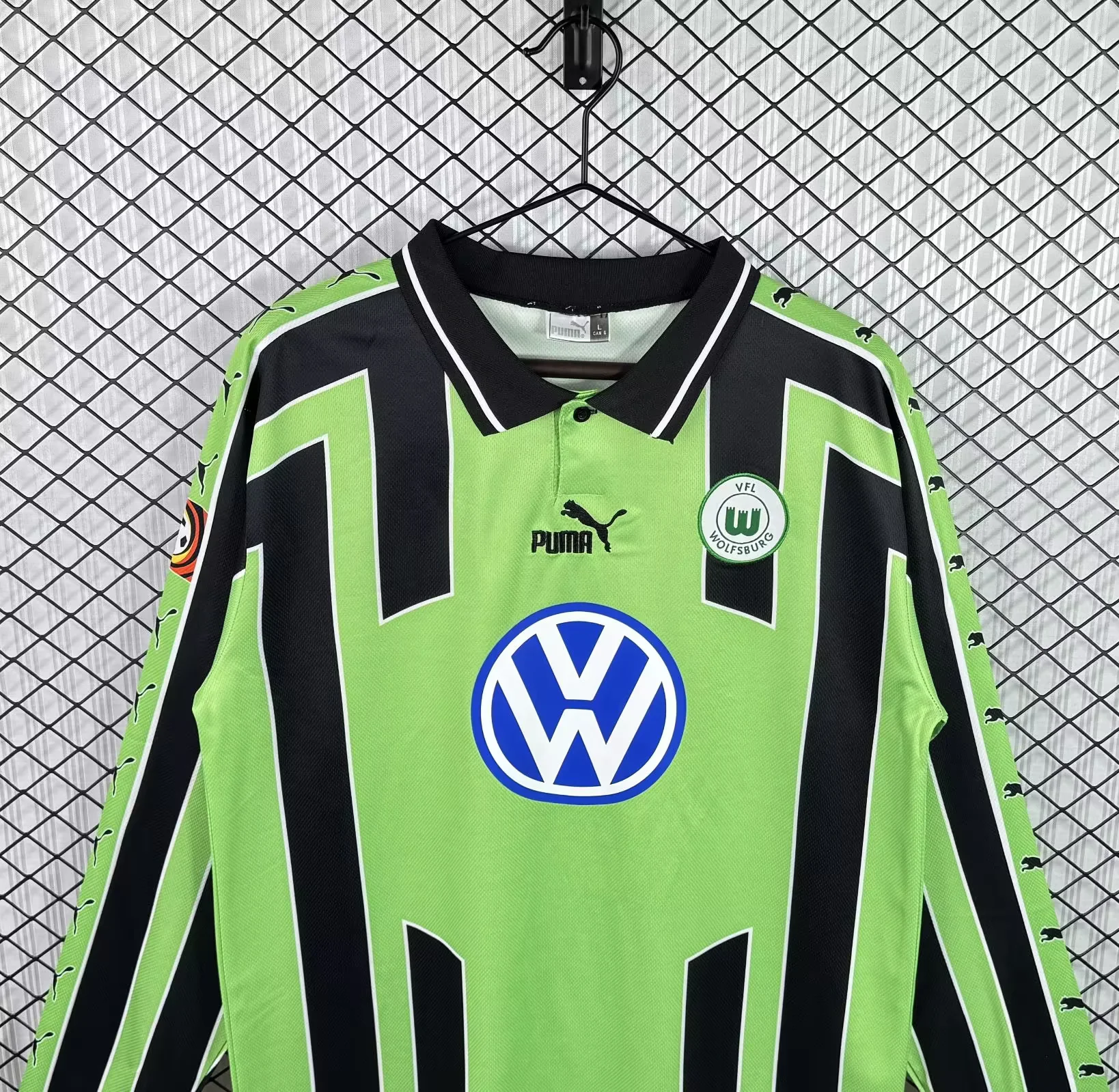 Retro 1999/00 Wolfsburg Away Jersey Long Sleeves S-XXL