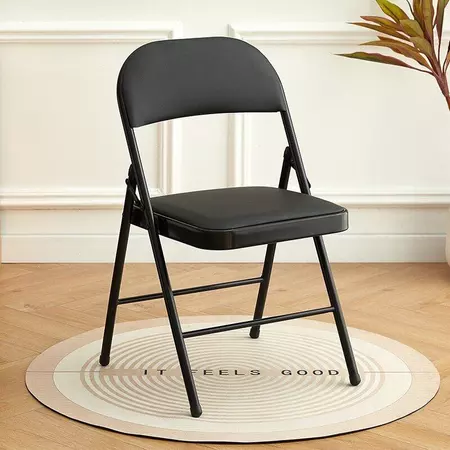 Folding Chair Computer Leisure Chair Dining Chair Kerusi outdoor Working Foldable Chair With Cushion