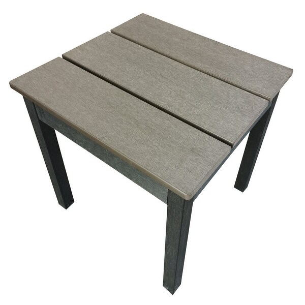 AllWeather Polystyrene Wood Layton Adirondack 3pc Set