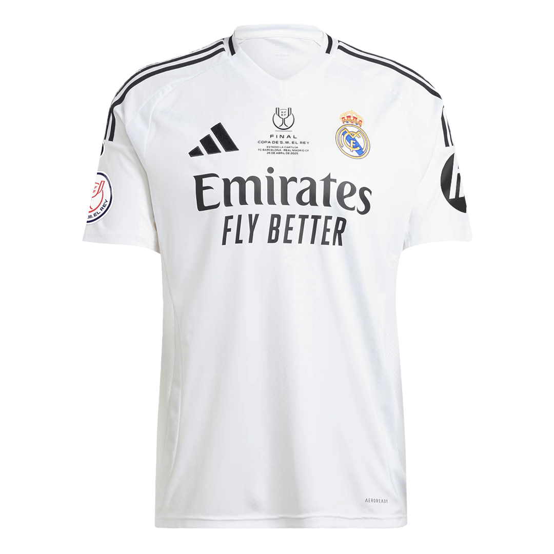 Real Madrid Home Soccer Jersey - Copa del Rey Final