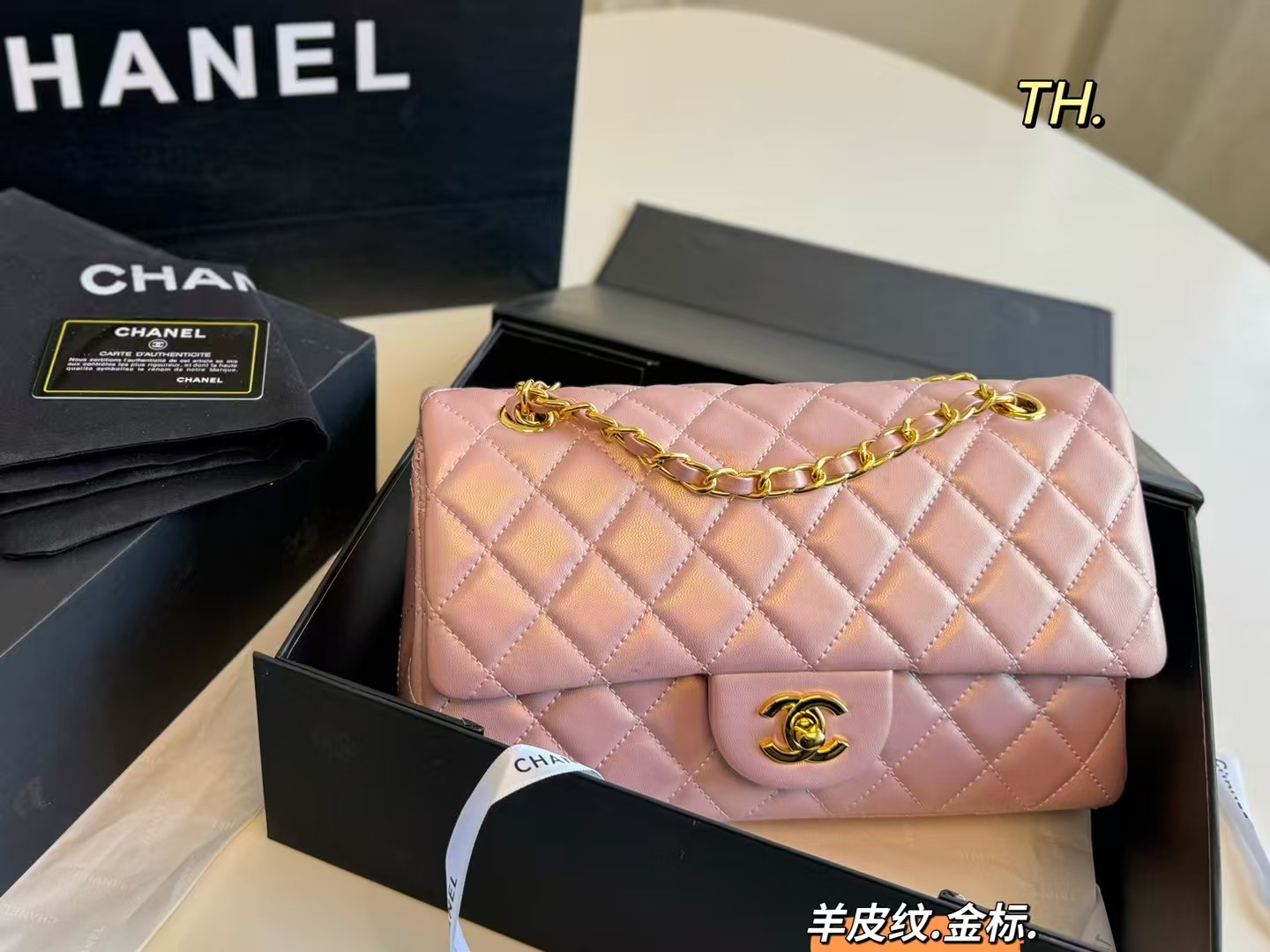 Chanel CF double flap chain bag - cnluxepick