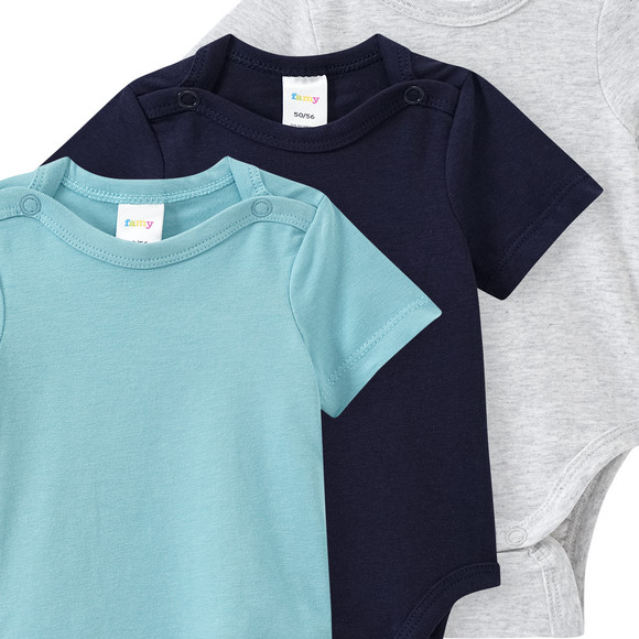 Famy 3 Baby Bodys in verschiedenen Farben