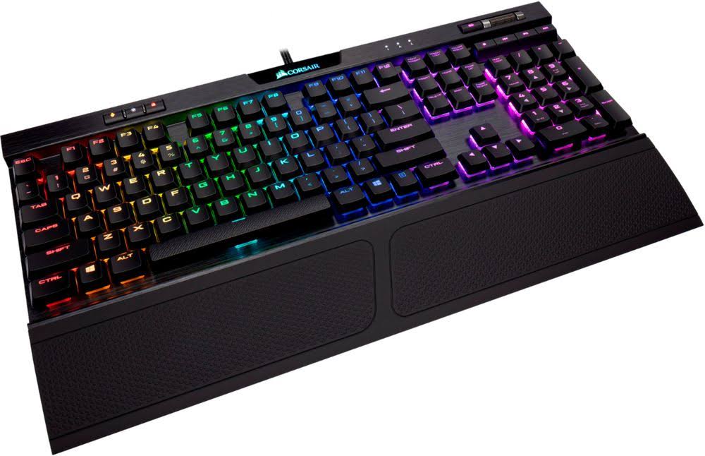 Corsair K70 RGB Mk.2 Low Profile Rapidfire Mechanical Gaming Keyboard, Black