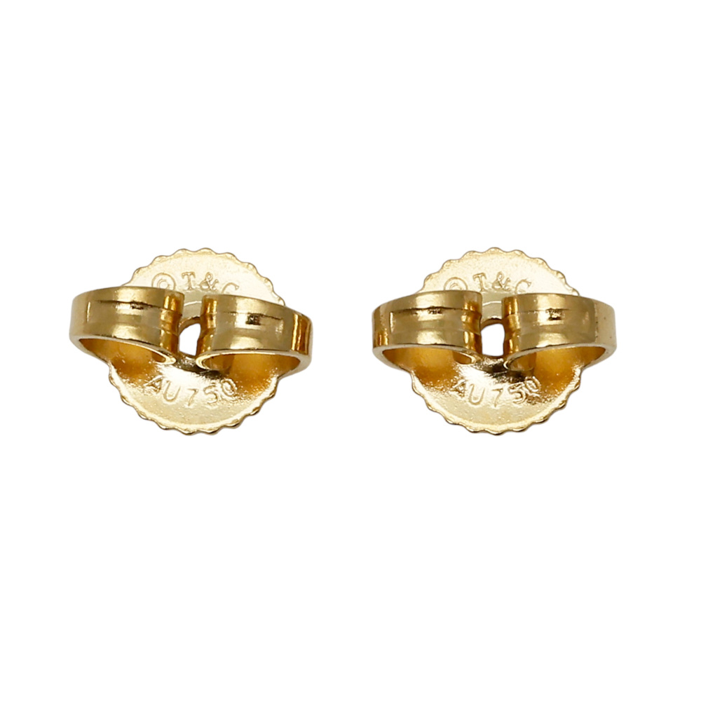 Tiffany & Co. Jean Schlumberger Rin Earrings Platinum & 18K Yellow Gold Diamond 60090615