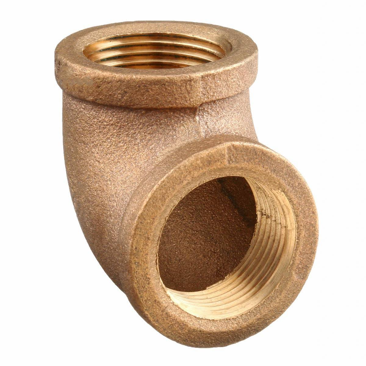 Zoro Select 6Rcu8 Elbow,90Deg1-1/2In,red Brass