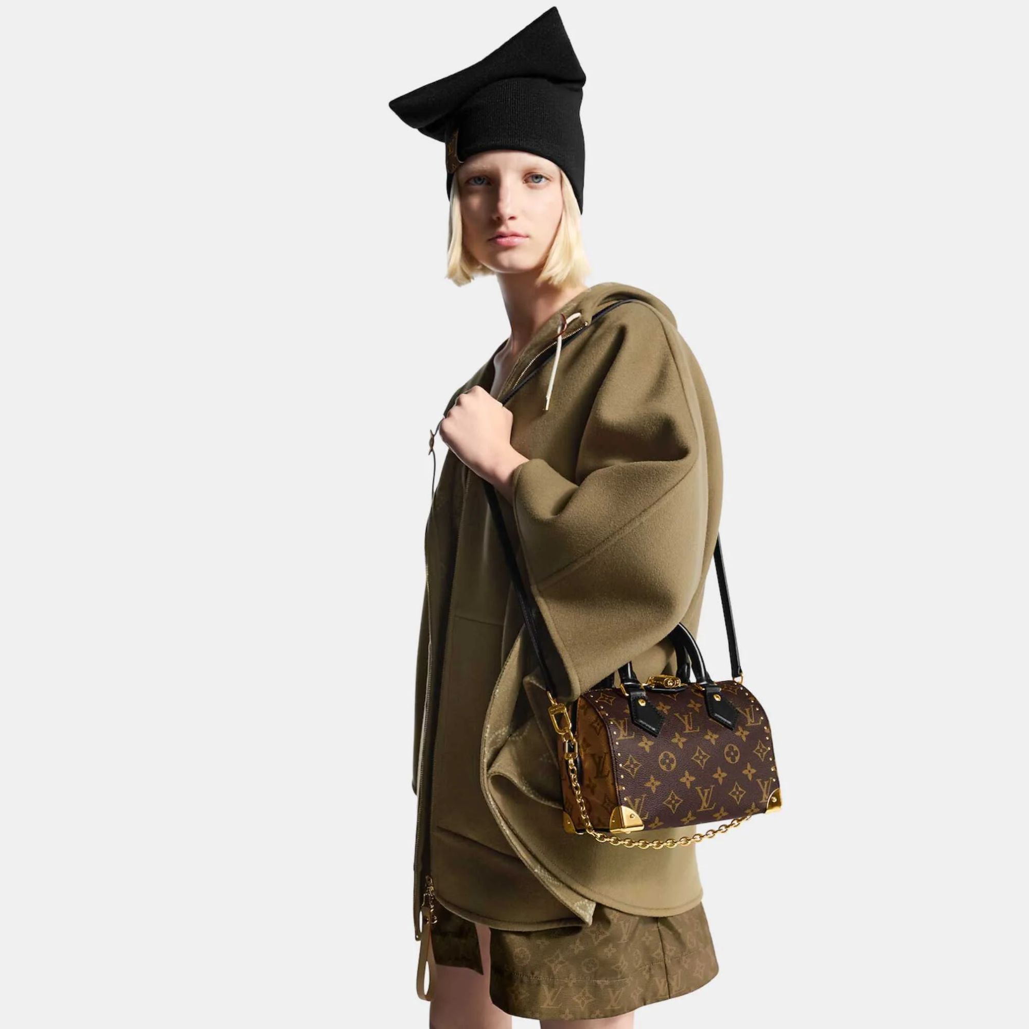 Louis Vuitton Speedy Trunk 20 Monogram Canvas 20Cm M13146