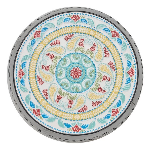 Pretty Mosaic Style Vibrant Accent Table