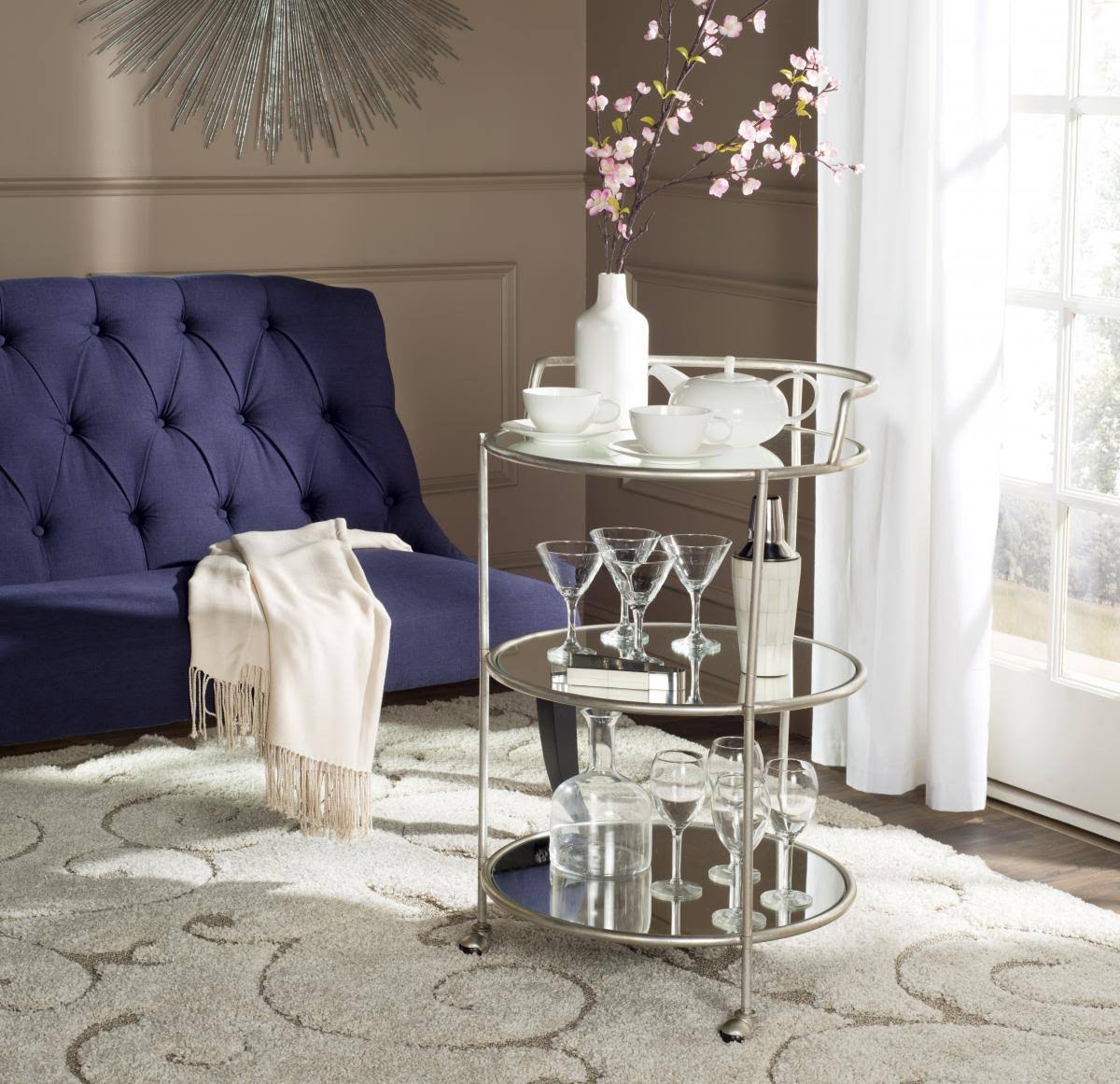 Safavieh Dulcinea Bar Cart - Gold