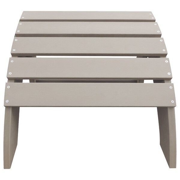 Island Retreat EzCare TekWood Adirondack Ottoman
