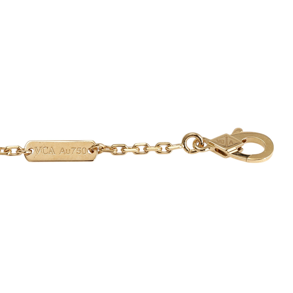 Van Cleef & Arpels Zodiac Medal Pischium (pisces) Necklace 18K Yellow Gold