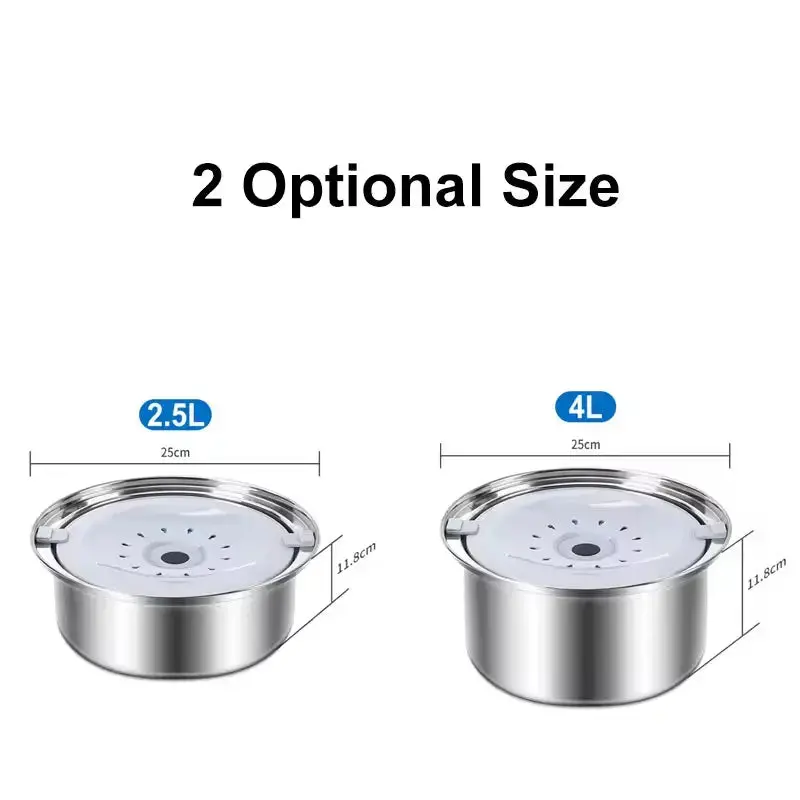 Stainless Steel No-Spill Travel Dog Bowl – Float-Activated Design for Cars & On-the-Go Use