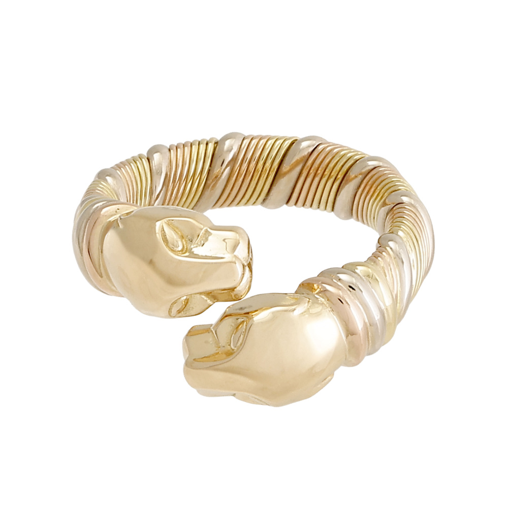 Cartier Panthère Ring Tri-Gold