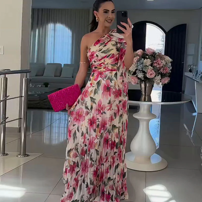 Elegant Floral Maxi DressClistos