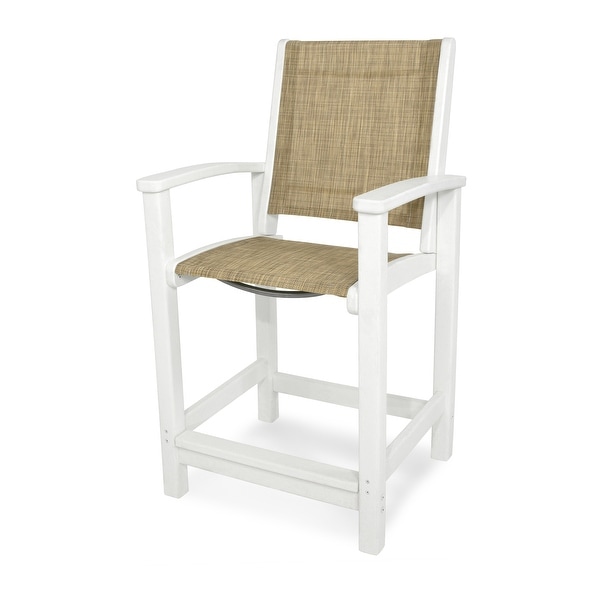 POLYWOOD Coastal Counter Chair