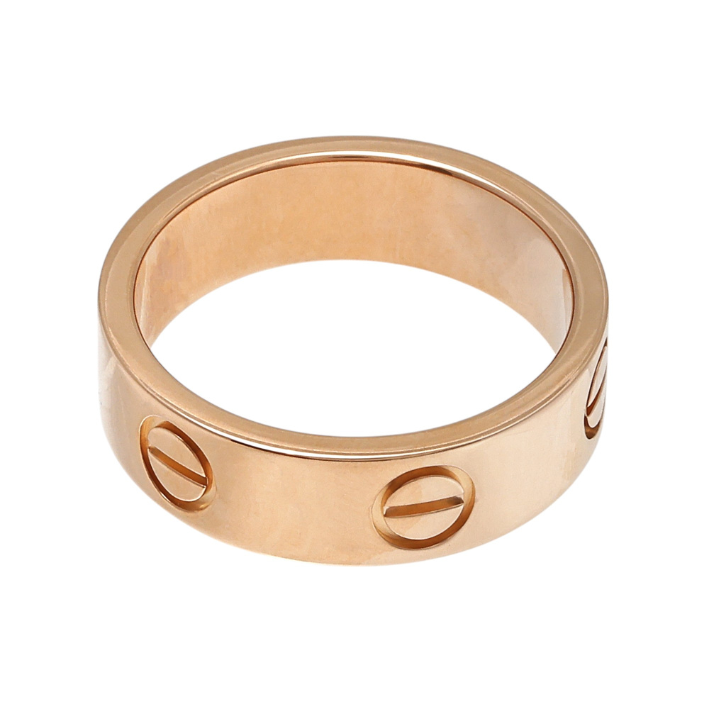 Cartier Love Ring 18K Rose Gold B4047100