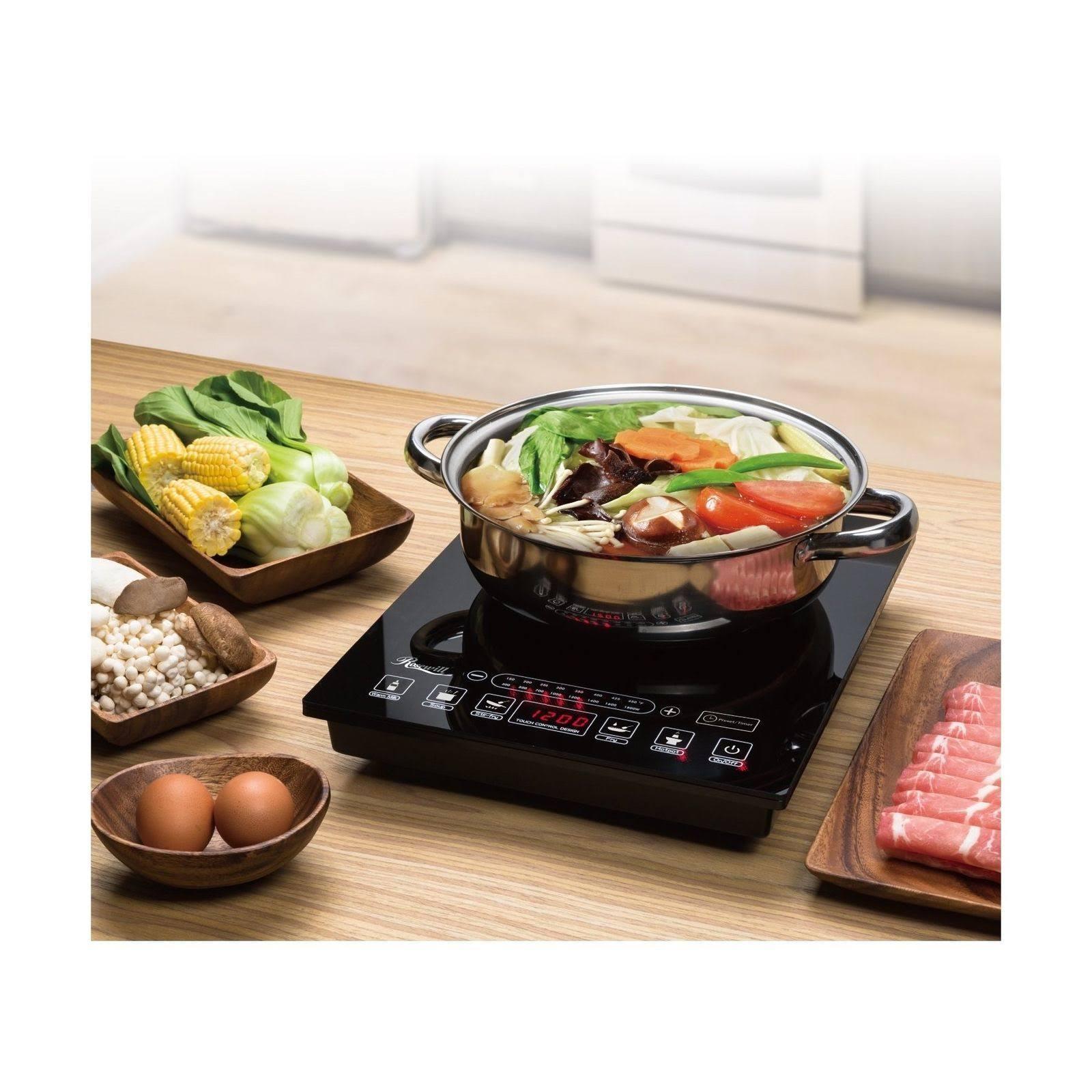Rosewill RHAI-15001. 1800-Watt 5 Pre-Programmed Settings Induction Cooker Cooktop