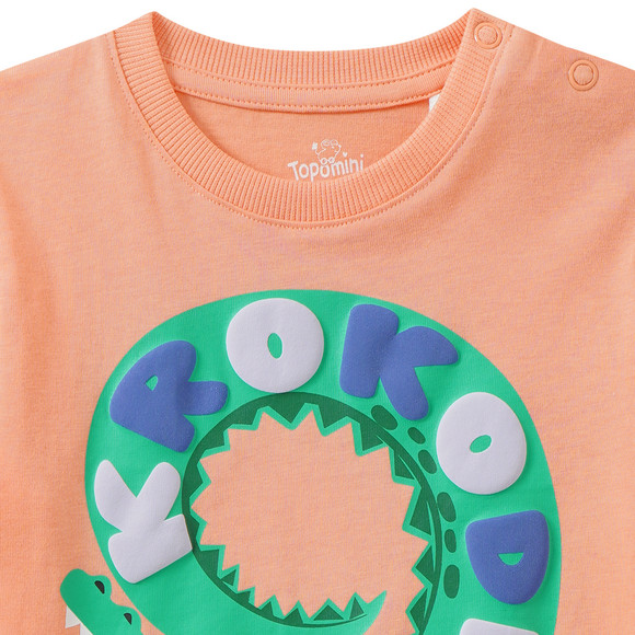 Topomini Baby T-Shirt mit Krokodil-Motiv