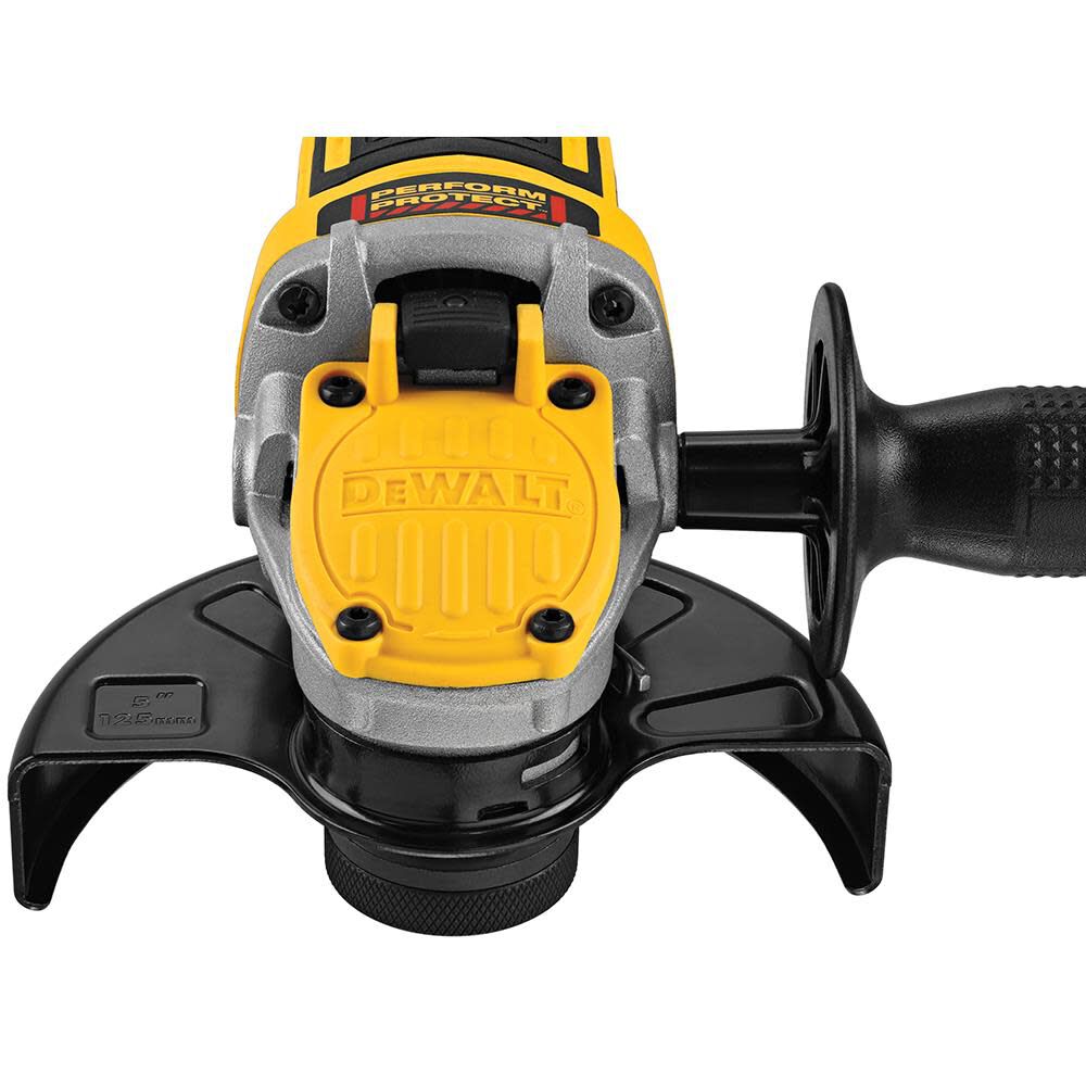 DEWALT 20V MAX* POWER DETECT XR Brushless 4-1/2-5In Small Angle Grinder Kit DCG415W1
