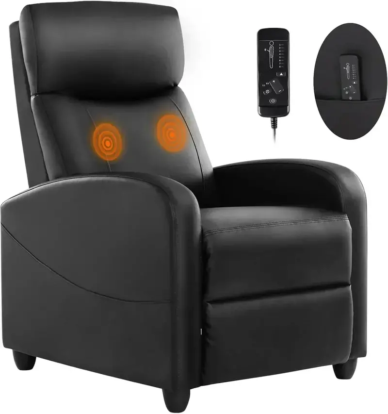 Smooth-Glide 360° Swivel Recliner – Crisp-Finish Rocking Chair with Sliding Base