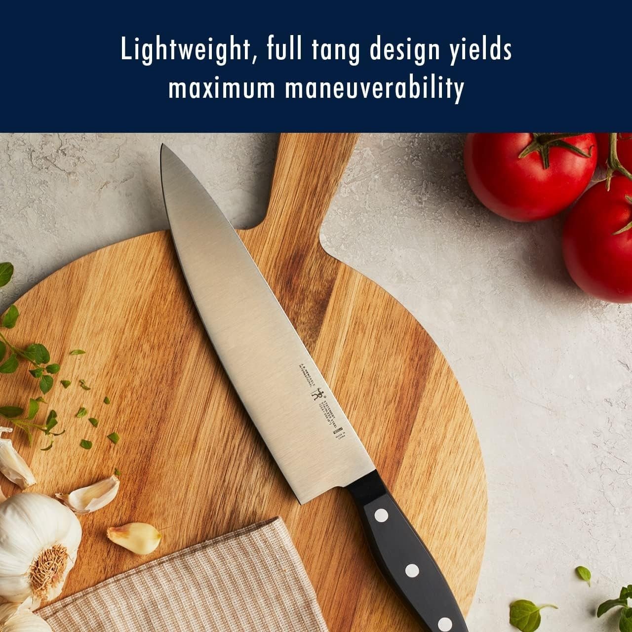 15-Piece Kitchen Knife Block Set German Engineered Stainless Steel Dishwasher Safe