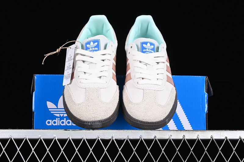 Adidas Samba Og White/Grey/Brown/Black ID2047