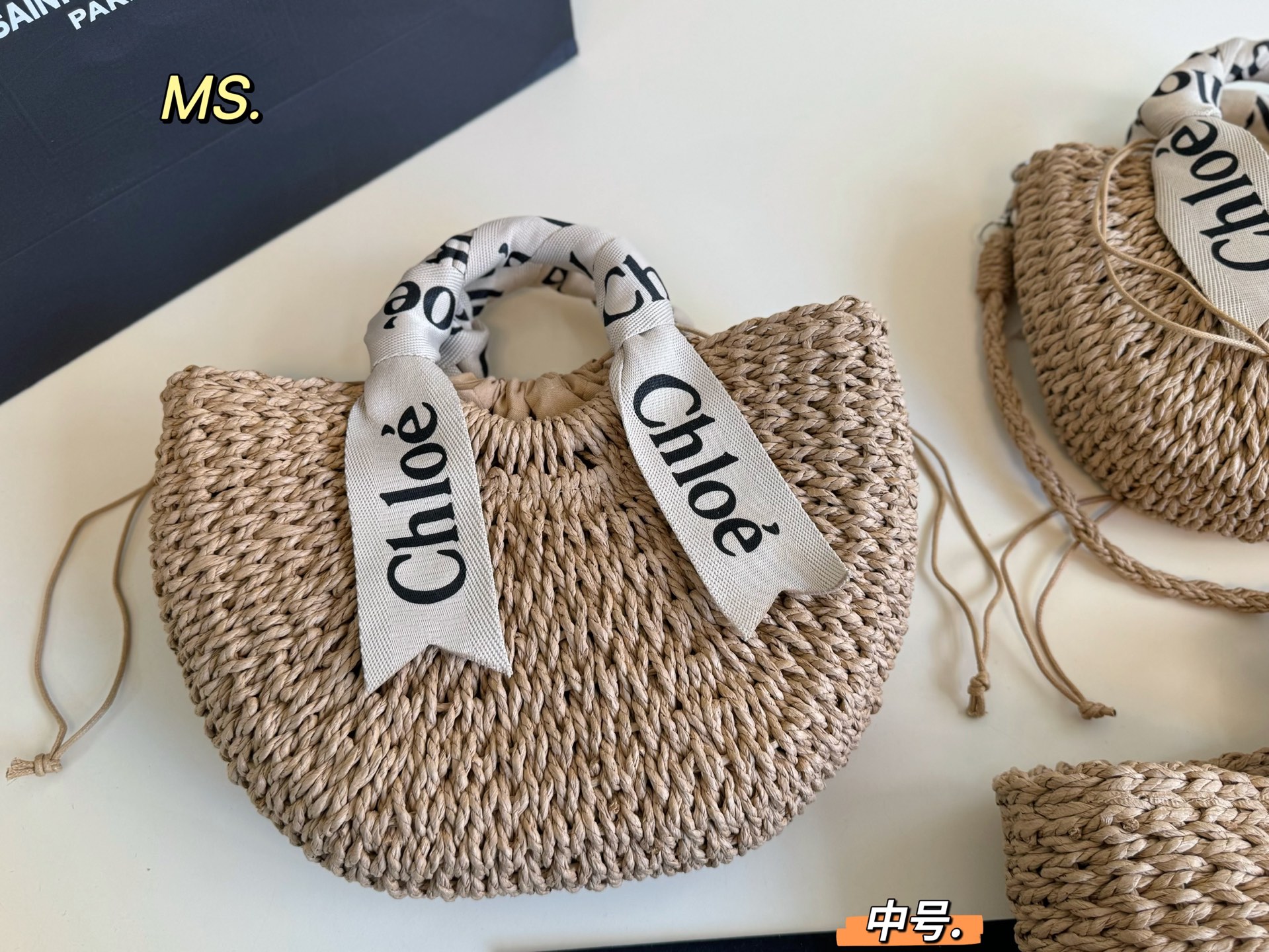 CHLOE early spring new straw bag French forest style high-end - cnluxepick