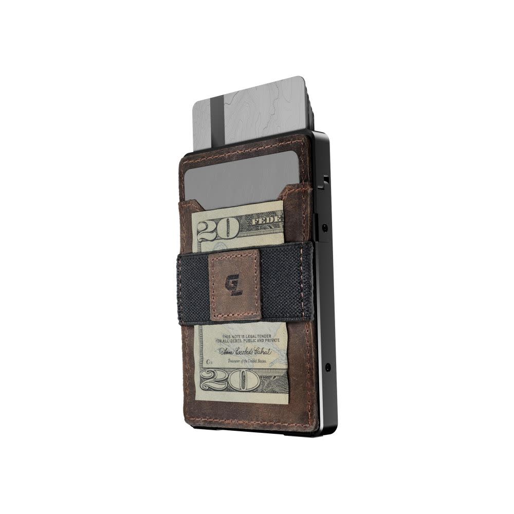 Groove Wallet Midnight Black Brown Leather