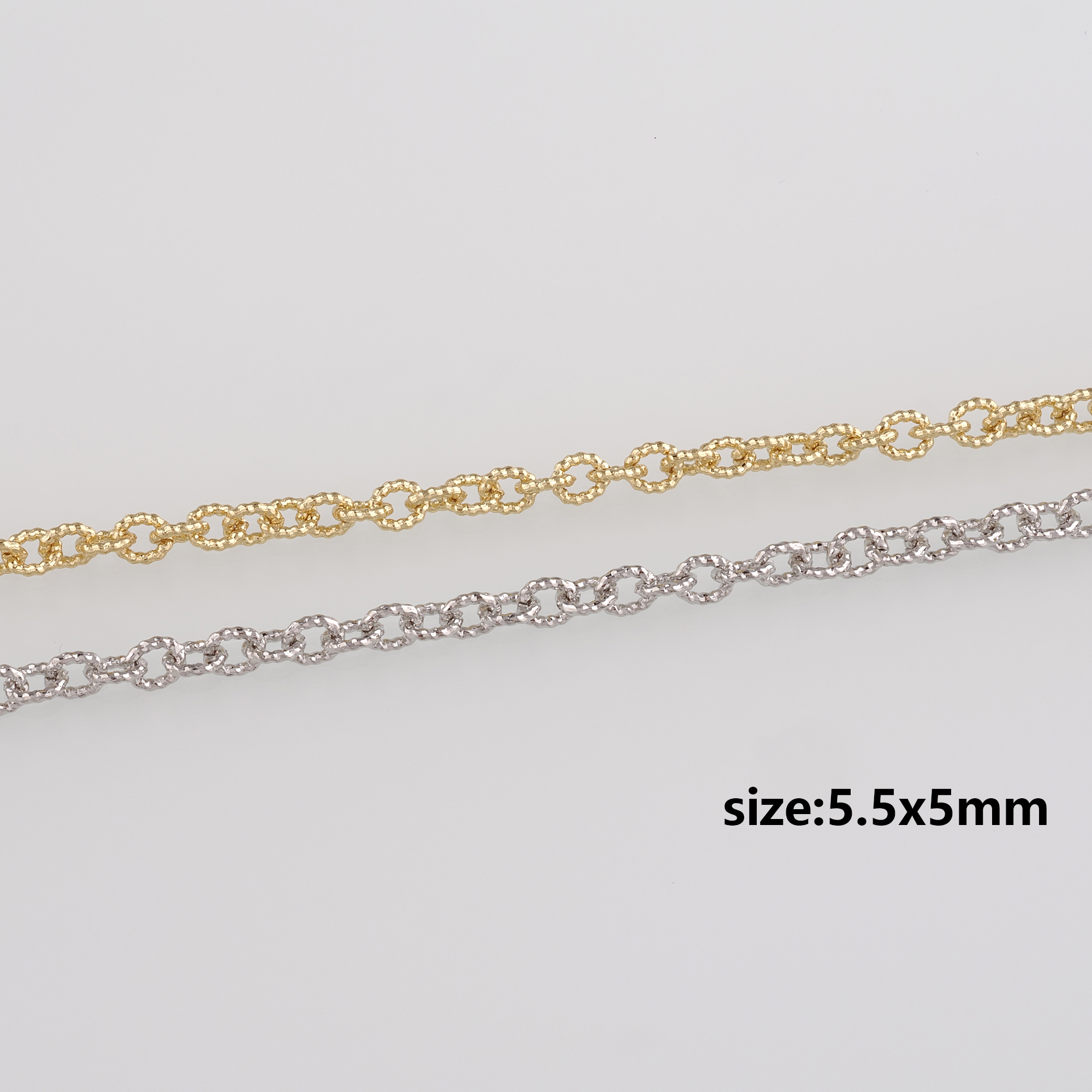 18K Gold Filled Round Chain Necklace,Minimalist Link Chain,Gold Rolo Chain Necklace for Women DIY Jewelry Making Supply