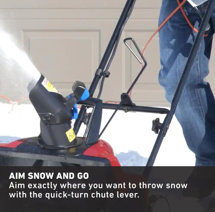 38381 Power Curve 18 in. 15 Amp Electric Snow Blower