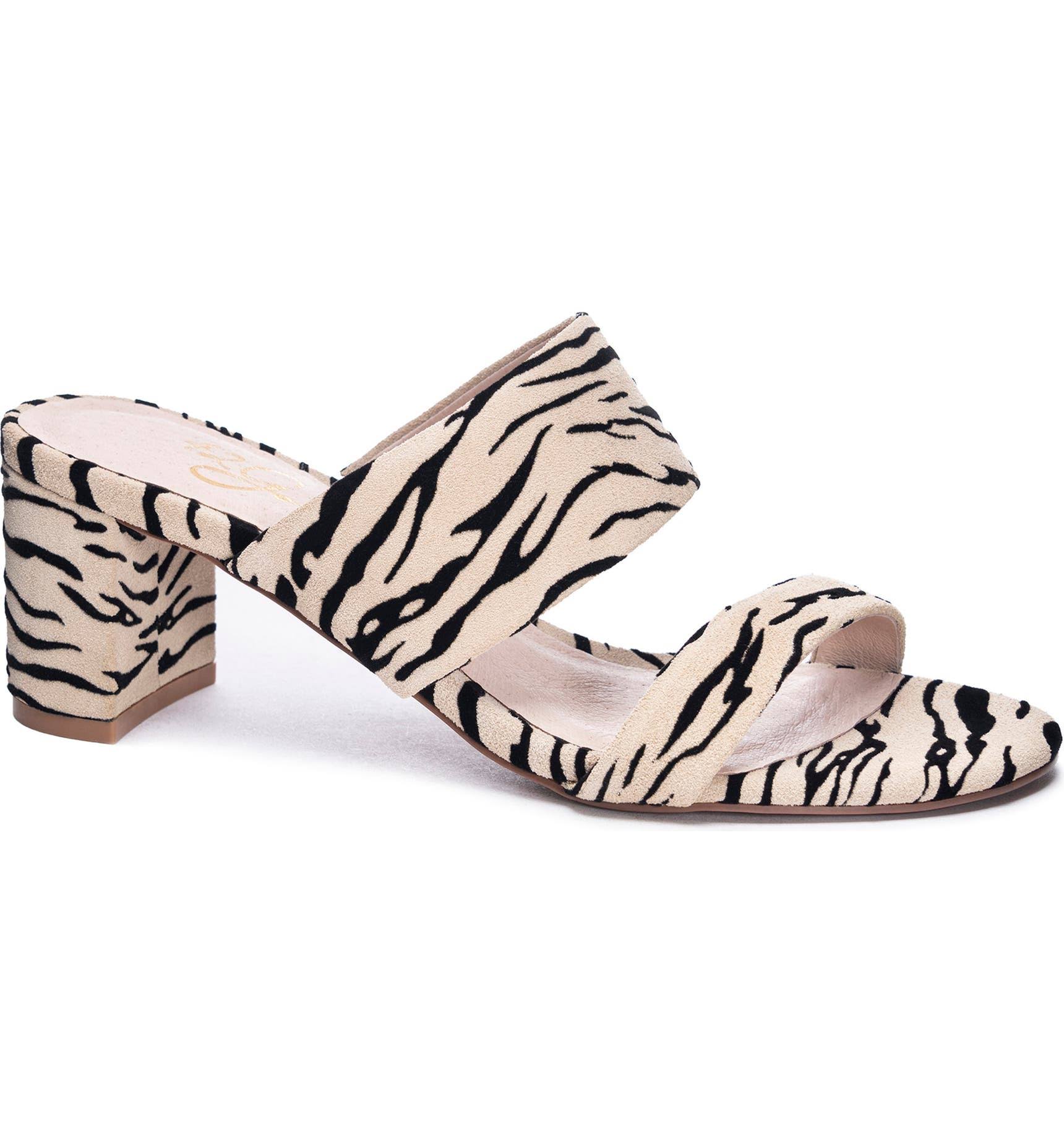 42 Gold Liya Zebra Suede 9.5