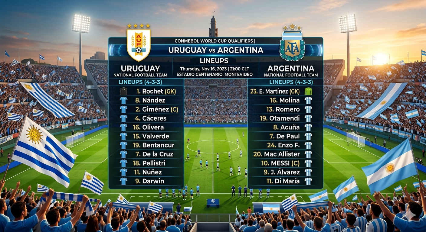 The River Plate Rivalry: A Tactical and Historical Analysis of the Argentina vs. Uruguay Football Clash