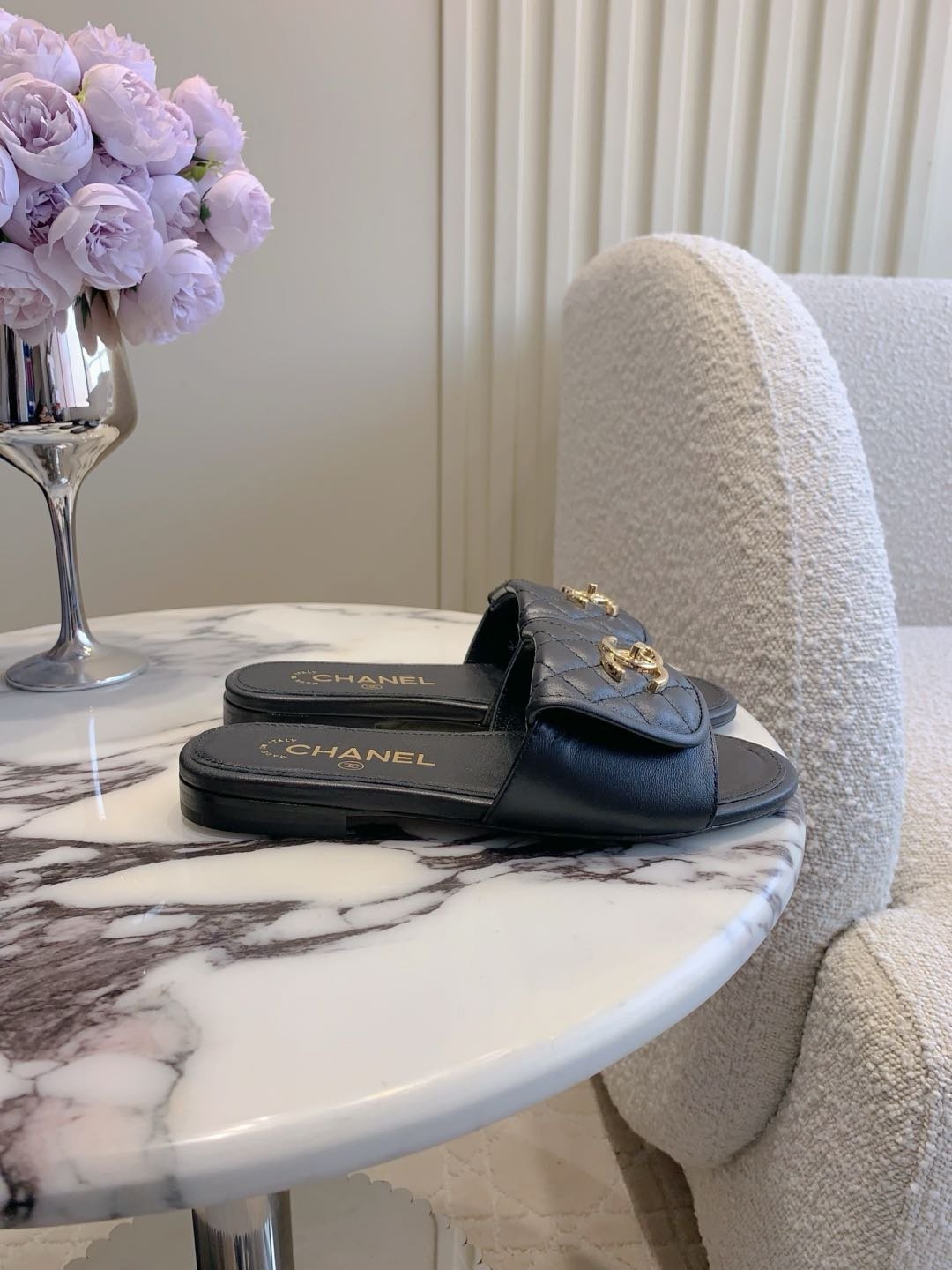 Chanel Slipper Sandals