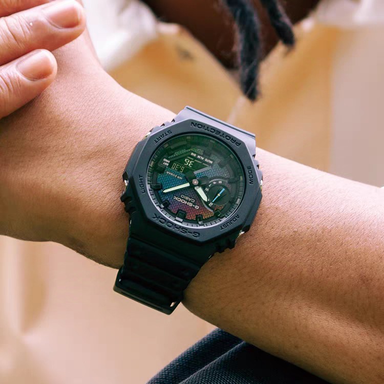 Casio G-SHOCK Rainbow Brick Wall Series Fashion Watches - cnluxepick