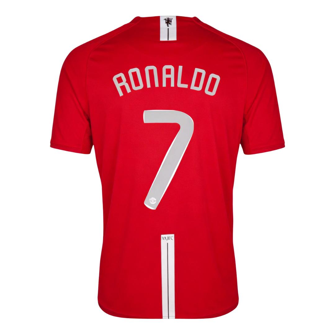 Retro Soccer Jersey RONALDO #7 Manchester United Home 2007/08 - UCL Final