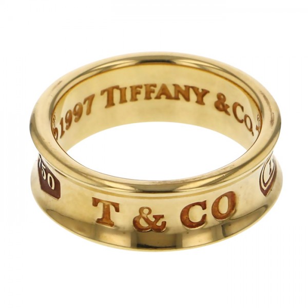 Tiffany & Co. Tiffany 1837 Ring Pg Pink Gold Ring