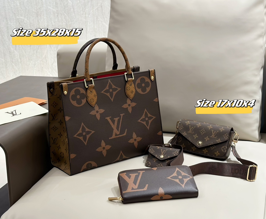 LV tote three piece combination set - cnluxepick