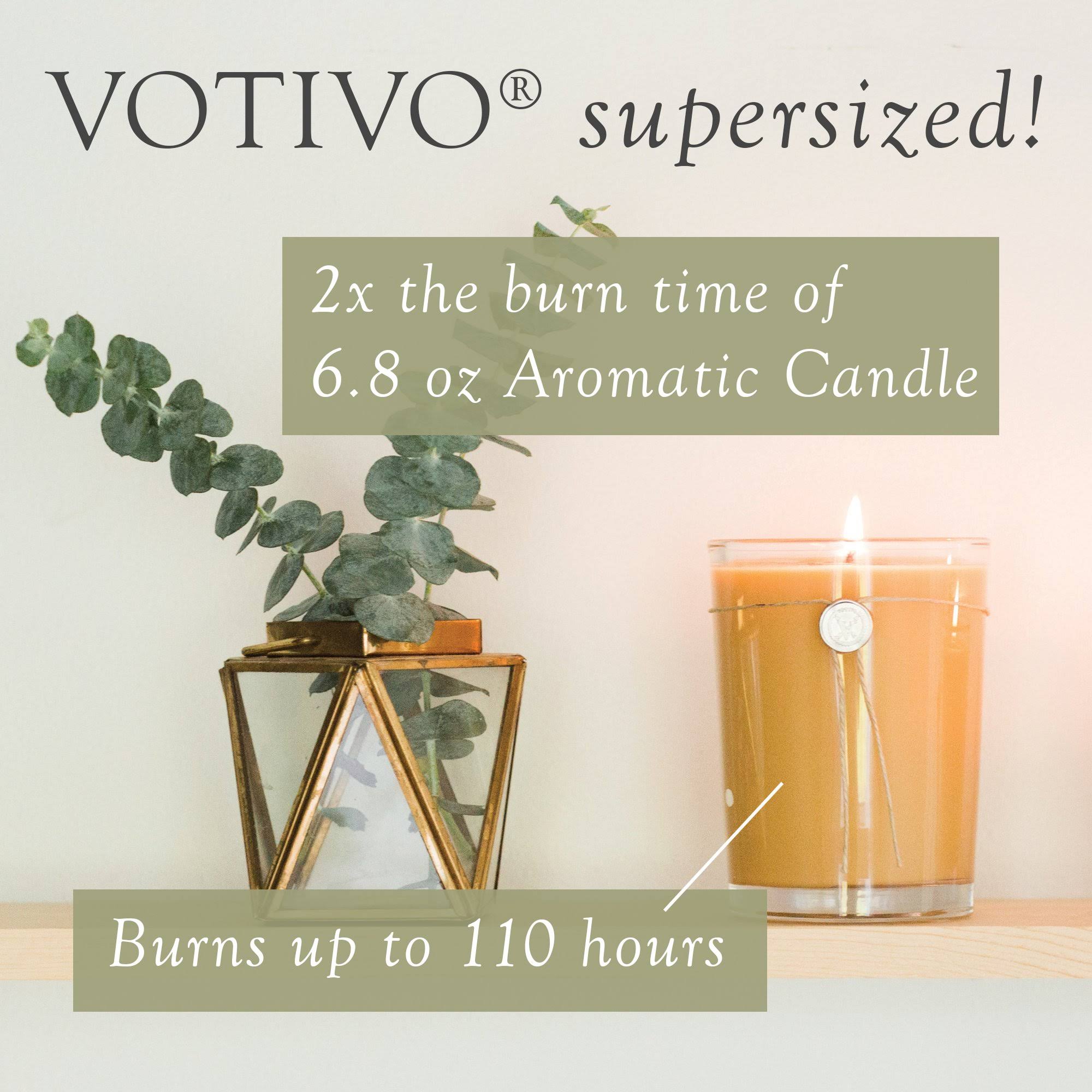 Votivo White Ocean Sands Aromatic Large Candle
