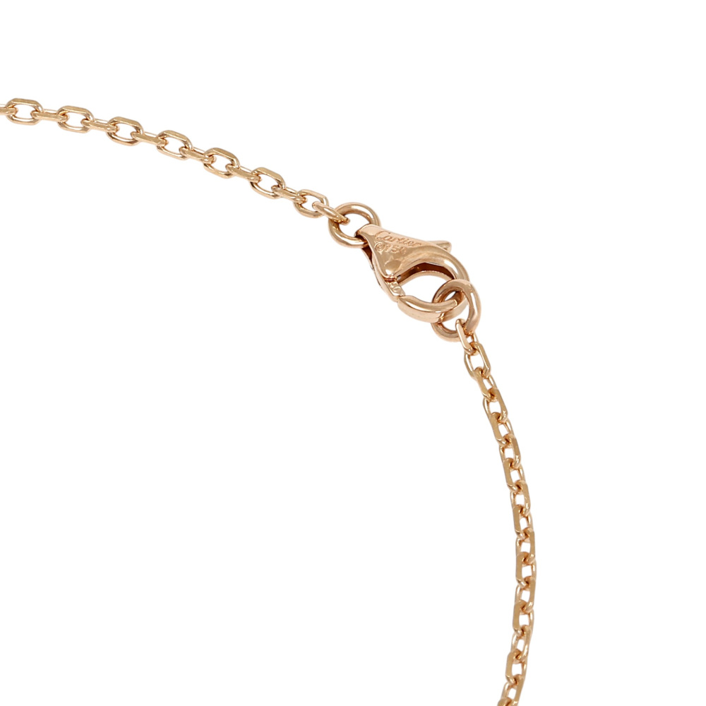 Cartier Trinity Necklace Tri-Gold Diamond B7058700