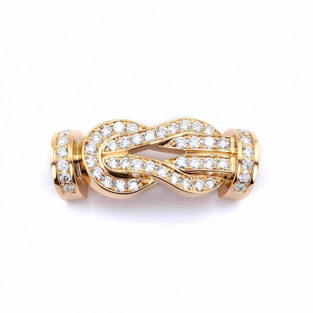 FRED Chance Amphini Lm Full Diamond Accessory 18K Rose Gold 0B0102