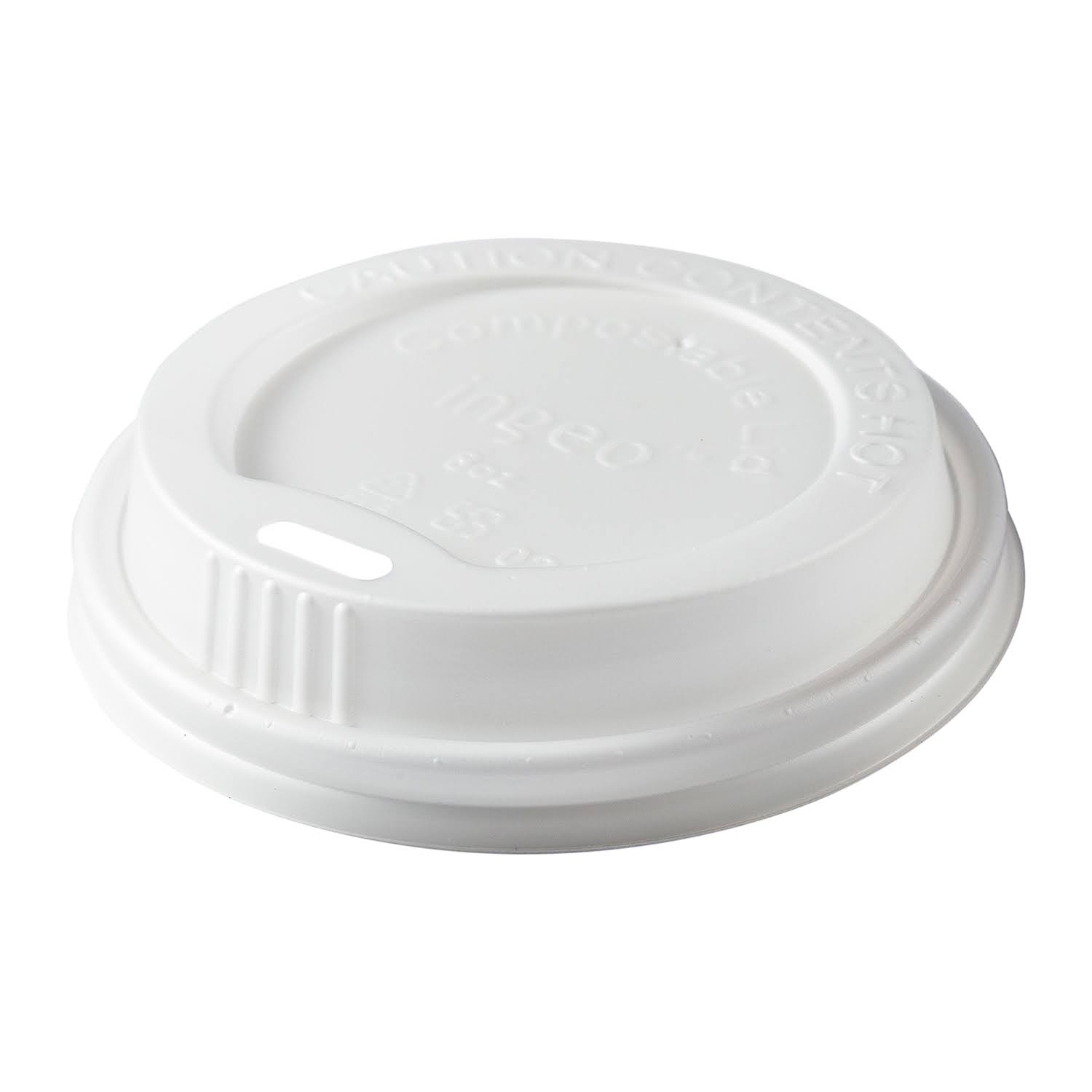 Primeware 8 oz. CPLA Hot Cup Lids, Case of 1,000