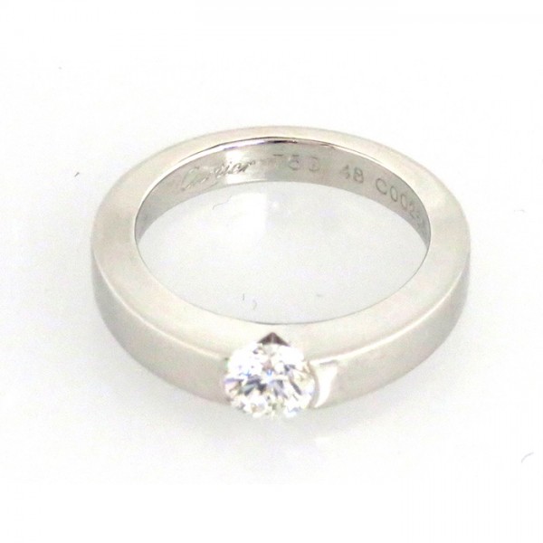 Cartier Diamond Ring K18WG White Gold Ring G