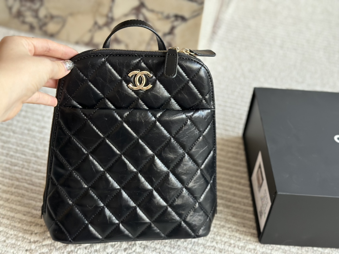 Chanel shoulder backpack - cnluxepick
