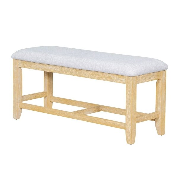 Extendable Dining Table Set,with Removable Leaf and Upholstered Chairs
