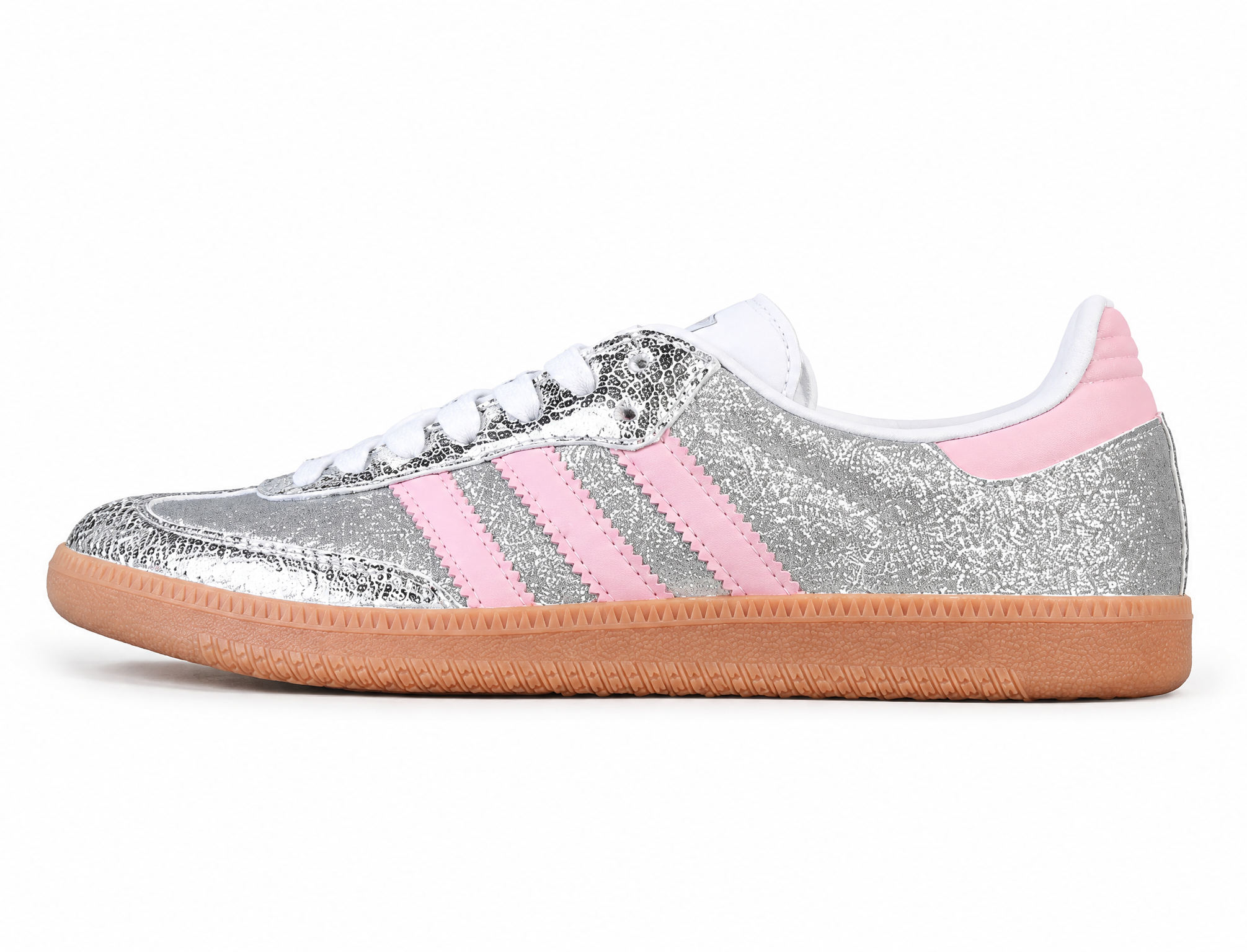 Adidas Samba Og Casual Sneakers Silver/Pink/Silver JR6695