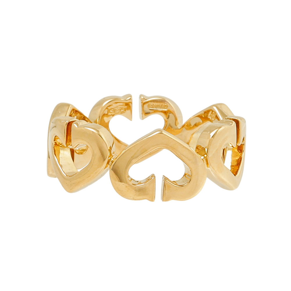 Cartier C Heart Ring 18K Yellow Gold B4041400