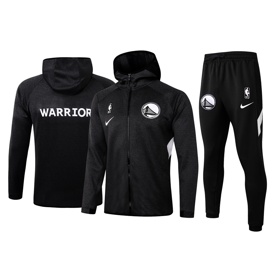 Men's Golden State Warriors 2019/20 Showtime Full-Zip Therma Flex Performance Hoodie